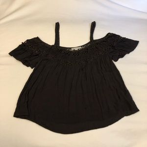 American Eagle Off The Shoulder Flowy Tank Top